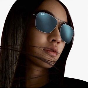 Ray-Ban New Caravan Sunglasses RB3636 Black 58mm NWT